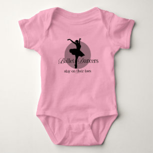 Auf ihren Zehen (Ballett) Babykarosseriebuch Baby Strampler