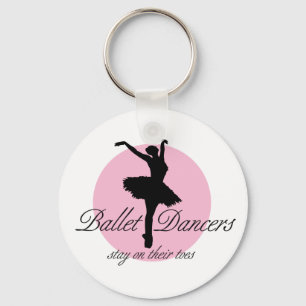 Auf ihren Zehen (Ballett) Schlüsselanhänger