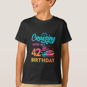 Auf in meinen 42. Geburtstag Tropische Kreuzfahrt  T-Shirt