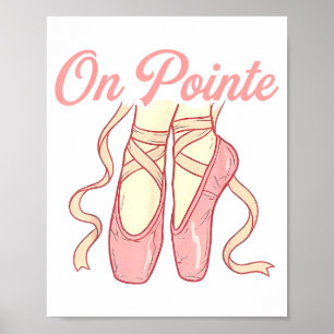 Auf Inte Ballett Lustige Ballerina Wortspiel Tanz Poster