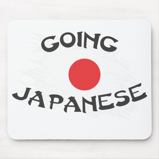 Auf Japanisch gehen Mousepad (Vorne)