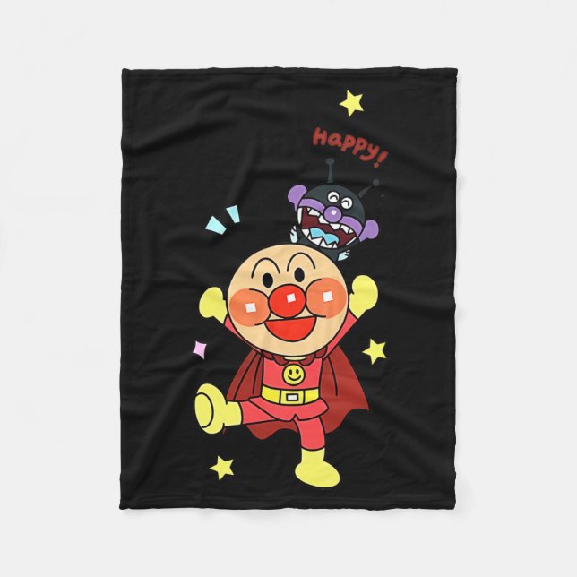 Auf jeden Fall Anpanman New  Fleecedecke (Vorderseite)