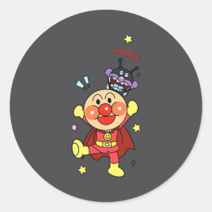 Auf jeden Fall Anpanman New  Runder Aufkleber