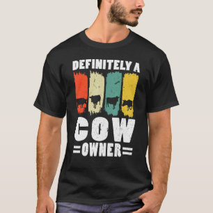 Auf jeden Fall ein Kuhhalter Kühe Farm Tiere 1 T-Shirt