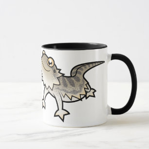 Auf jeden Fall ein Reptilien-Mensch (Bartagame) Tasse