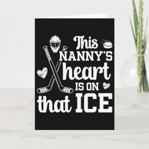 Auf jener Eishockey-Nanny Oma Eishockeyspielerin Karte