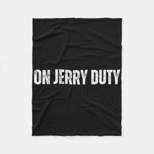 Auf Jerry Duty Skier lustige Skifahren Witze Berg  Fleecedecke