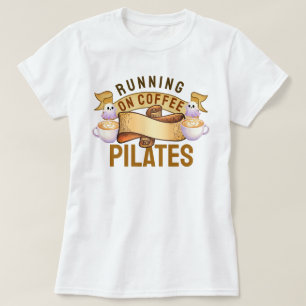 Auf Kaffeepilaten laufen T-Shirt