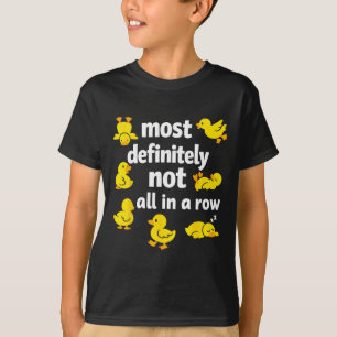 Auf keinen Fall alle in einer Reihe Psychische Ges T-Shirt