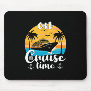 Auf Kreuzfahrt Zeit Strand Sommer Urlaub passende Mousepad