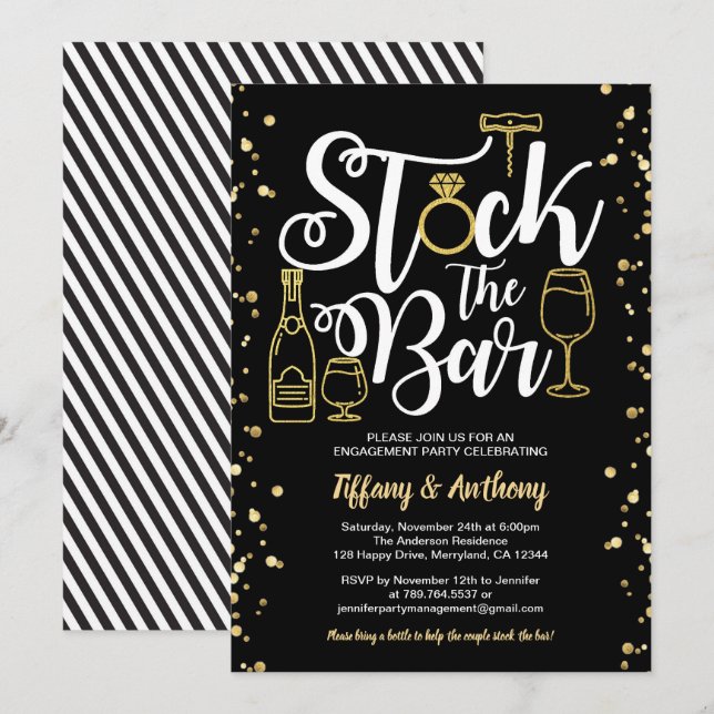 Auf Lager Sie das Einladung (Vorne/Hinten)