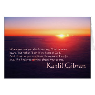 Auf Liebe - der Prophet durch Kahlil Gibran
