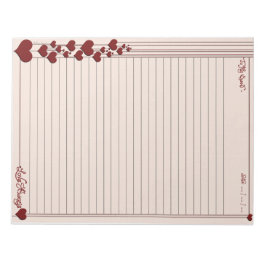 Auf mein Süß Notizblock