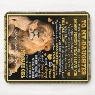 Auf meine Löwe Ehefrau Geburtstagsgeschenk, Liebe Mousepad
