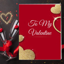 Auf meine Valentintagskarte umgelegt