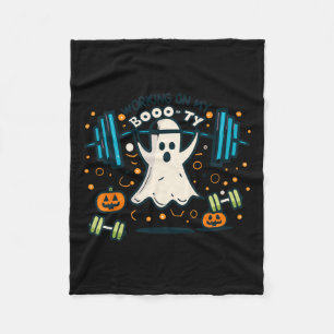 Auf meinem boo-ty-lustigen Hintern Halloween Ghost Fleecedecke
