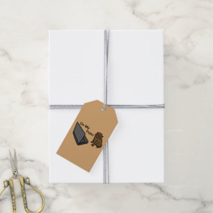 Auf meinem Computer Lustiges Computer Braunkatze M Geschenkanhänger