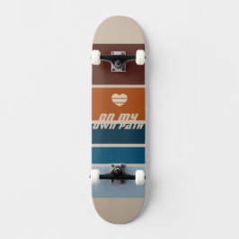 Auf meinem eigenen Weg Skateboard