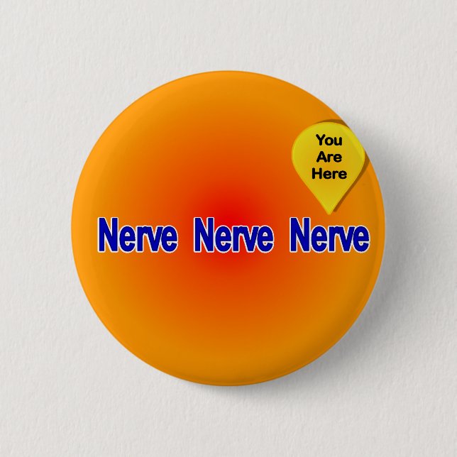 Auf meinem letzten Nerv Button (Vorderseite)