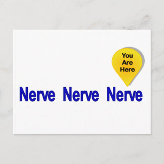 Auf meinem letzten Nerv Postkarte