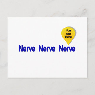 Auf meinem letzten Nerv Postkarte