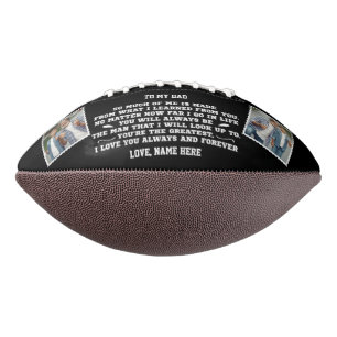 Auf meinem Vater Liebe Sie Custom 4 FotoCollage Football
