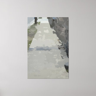 Auf meinem Weg Zuhause Canvas drucken Leinwanddruck