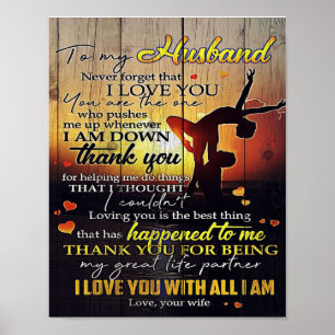 Auf meinen Brieftbrief, Liebliche Zitate Geschenk Poster