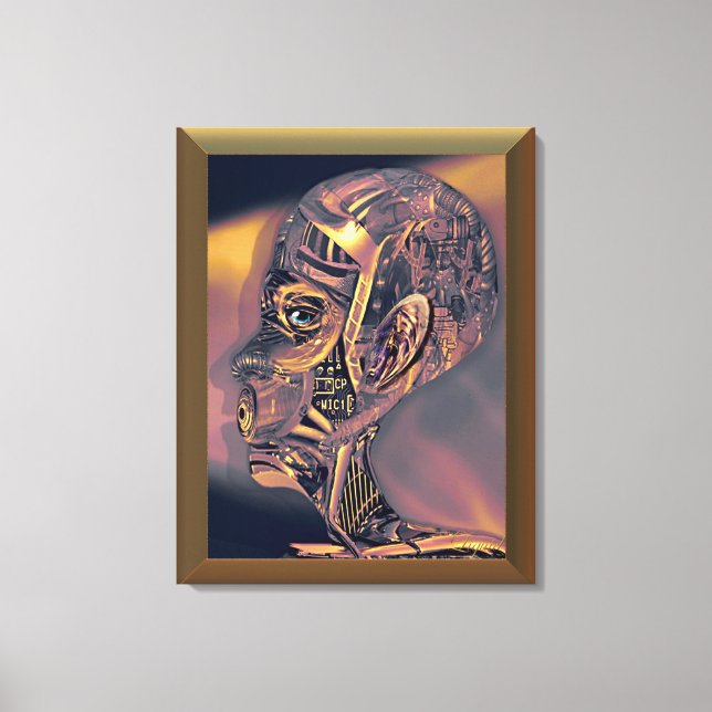 Auf Mute ummantelte Canvas Leinwanddruck (Vorderseite)