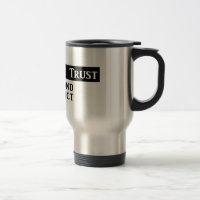 'Auf Nebel vertrauen wir" - Pendler-Tasse