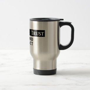 'Auf Nebel vertrauen wir" - Pendler-Tasse Reisebecher