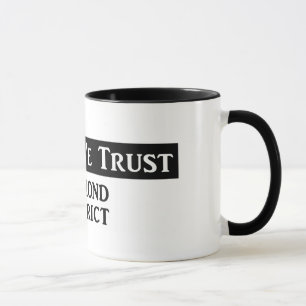"Auf Nebel vertrauen wir" - Wecker-Tasse B&W Tasse