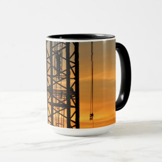 Auf neue Höhen klettern Tasse