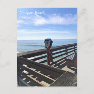 Auf Newport Pier, Newport Beach, Kalifornien Postkarte