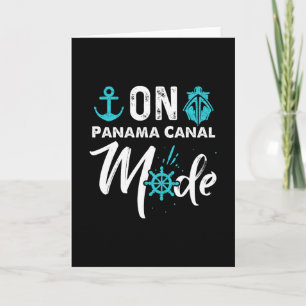 Auf Panama-Kanal-Modus-Shirt Panama-Kanäle-Shirts Karte