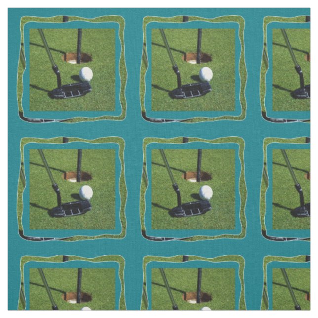 Auf Par beim Golf, Stoff (Muster)
