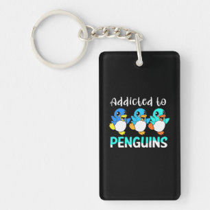 Auf Pinguine aufgepasst Schlüsselanhänger