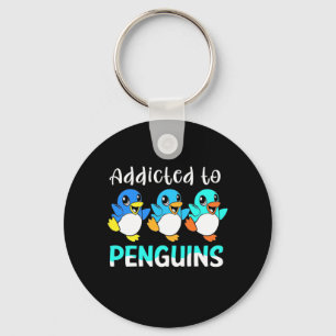 Auf Pinguine aufgepasst Schlüsselanhänger