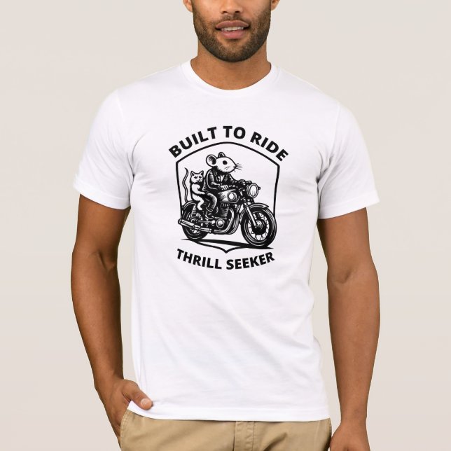 Auf Ride Thrill Seeker gebaut T-Shirt (Vorderseite)