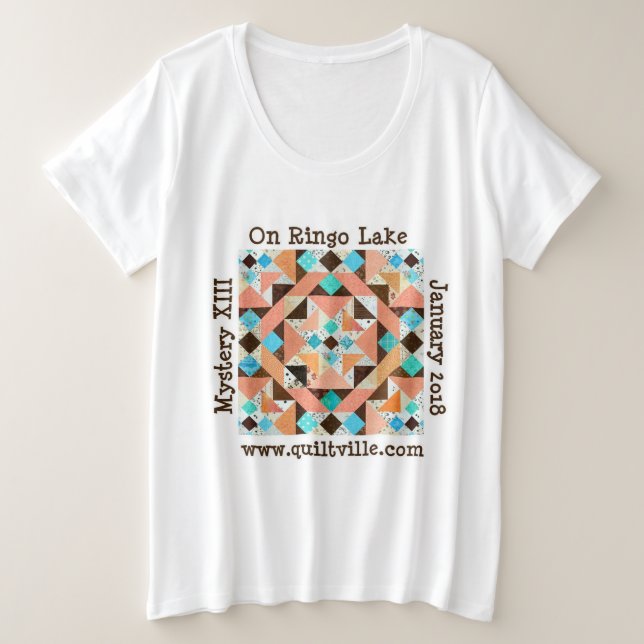 Auf Ringo See-Shirt plus Große Größe T-Shirt (Design vorne)