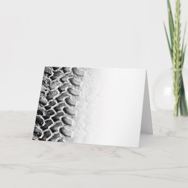 Auf Schiene Karte (Vorderseite)