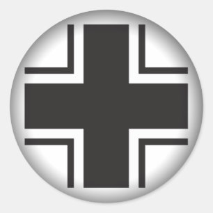 Auf Schwarz Runde Aufkleber verblassen - Luftwaffe
