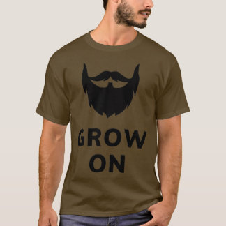 Auf Schwarzen Text Version 1 wachsen T-Shirt