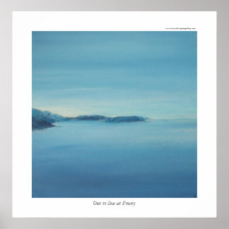 Auf See in Fowey Poster