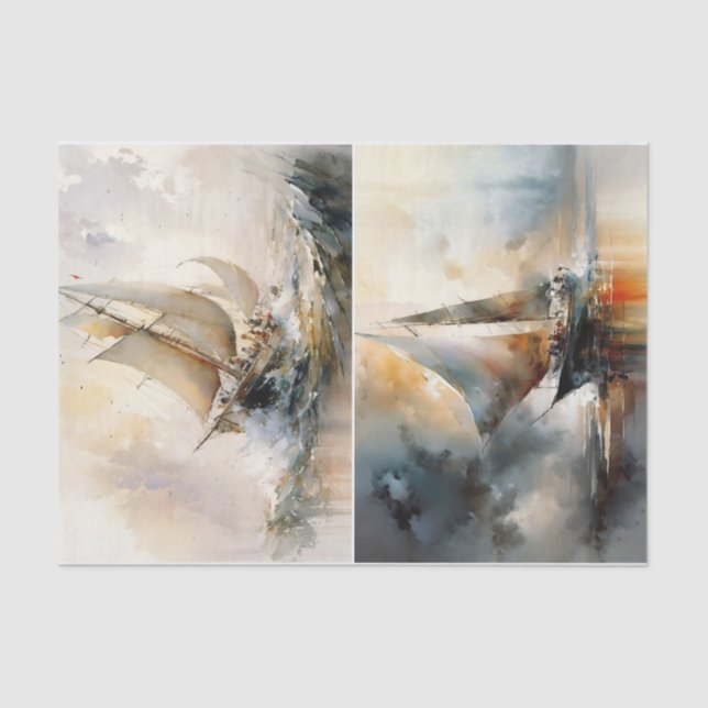 Auf See Seidenpapier (Vorderseite)