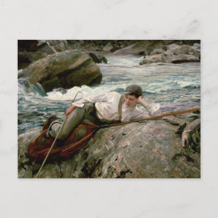 Auf seinen Ferien, Norwegen von John Singer Sargen Postkarte