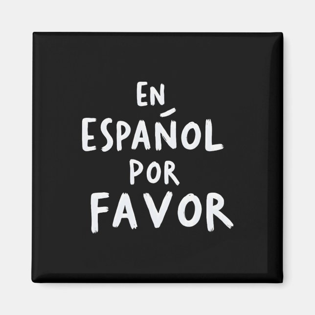 Auf Spanisch Bitte Spanischlehrer 1  Magnet (Vorne)