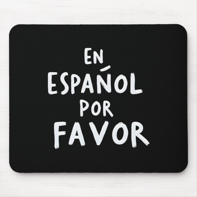 Auf Spanisch Bitte Spanischlehrer 1 Mousepad (Vorne)