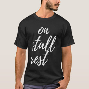 Auf Stallruhe Lustiges Pferdereiten Reitstall W T-Shirt