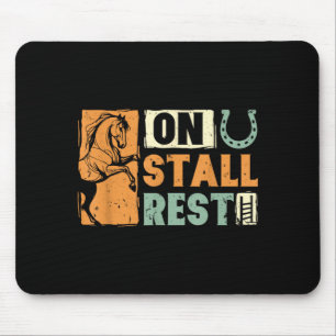 Auf Stallruhe Pferdeliebhaber Reitsport lustig  Mousepad